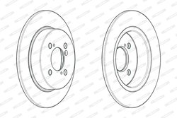 DISC FRANA FERODO DDF2071C - Compatibil cu SUZUKI