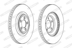 Disc frana Ferodo DDF2107C-1