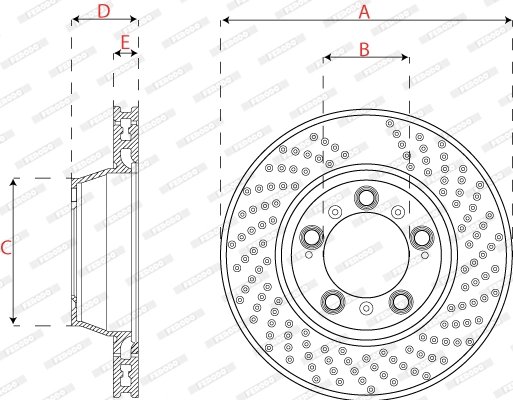 Disc frana Ferodo DDF2131LC-1