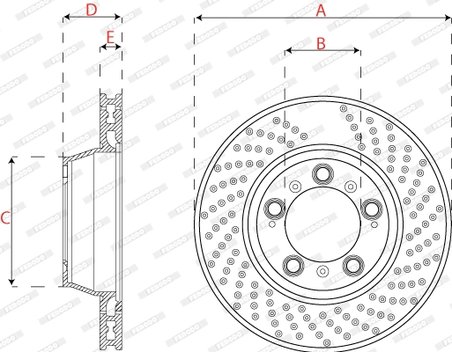 Disc frana Ferodo DDF2131LC-1