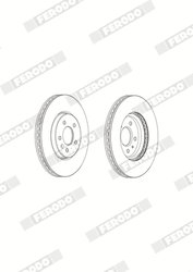 Disc frana Ferodo DDF2191C-1