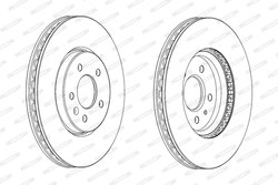 Disc frana Ferodo DDF2191C-1