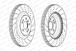 Disc frana Ferodo DDF2202C-1