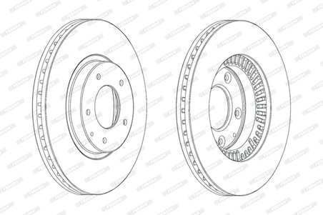Disc frana Ferodo DDF2262C