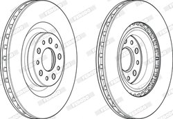 DISC FRANA FERODO DDF2289C - Compatibil cu FIAT, OPEL, VAUXHALL