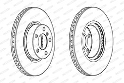 Disc frana Ferodo DDF2314C-1