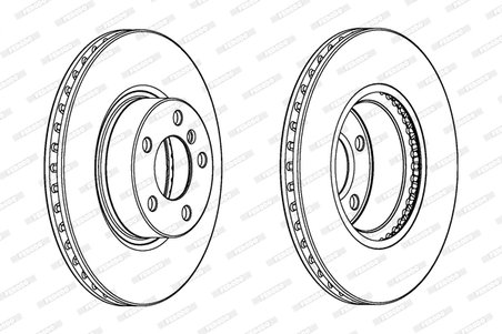 DISC FRANA FERODO DDF2314C-1 - Compatibil cu BMW