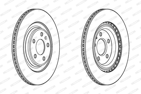 Disc frana Ferodo DDF2383C