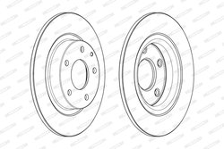 Disc frana Ferodo DDF2477C