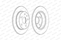 DISC FRANA FERODO DDF2493C - Compatibil cu SUZUKI
