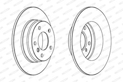 DISC FRANA FERODO DDF249C - Compatibil cu BMW