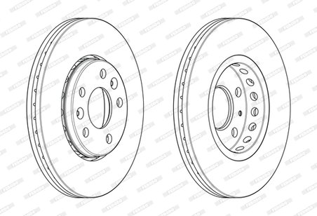 Disc frana Ferodo DDF2507C