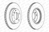DISC FRANA FERODO DDF258C - Compatibil cu ALPINA, BMW, BMW (BRILLIANCE)