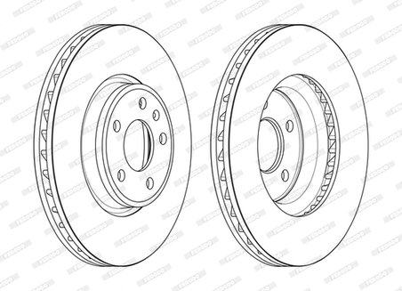 Disc frana Ferodo DDF2596C-1