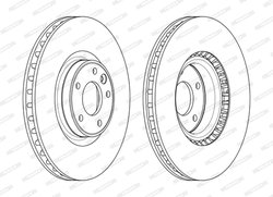 Disc frana Ferodo DDF2601C-1