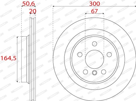 Disc frana Ferodo DDF2763C