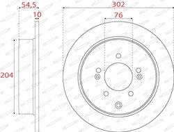 Disc frana Ferodo DDF2772C