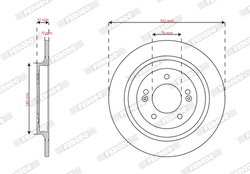 Disc frana Ferodo DDF2787C