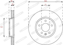 Disc frana Ferodo DDF2811C