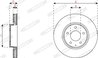 Disc frana Ferodo DDF2849C