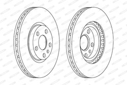 Disc frana Ferodo DDF760C