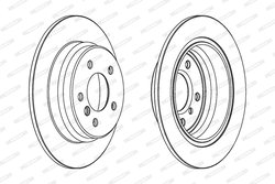DISC FRANA FERODO DDF835 - Compatibil cu BMW