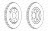 DISC FRANA FERODO DDF870 - Compatibil cu PEUGEOT