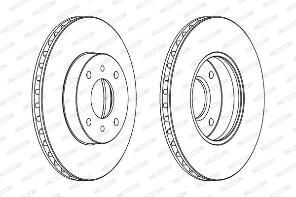 Disc frana Ferodo DDF959C