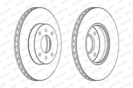 Disc frana Ferodo DDF959C