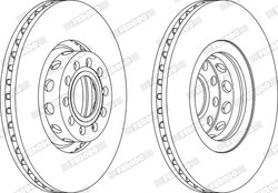 Disc frana Ferodo DDF954C-1
