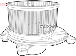 Ventilator habitaclu Denso DEA06001