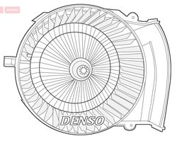 Ventilator habitaclu Denso DEA07021