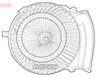 Ventilator habitaclu Denso DEA07021