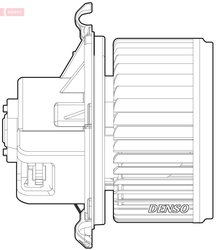 Ventilator habitaclu Denso DEA09024