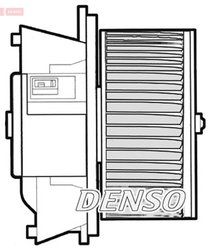 Ventilator habitaclu Denso DEA09043