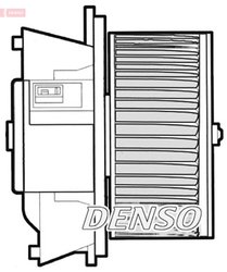 Ventilator habitaclu Denso DEA09042