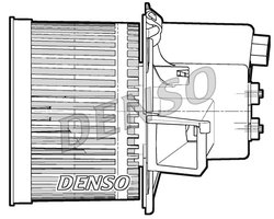 VENTILATOR HABITACLU DENSO DEA09061 - Compatibil cu FIAT, FORD