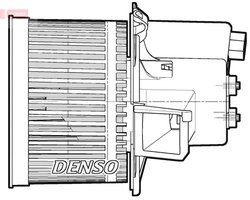 Ventilator habitaclu Denso DEA09064
