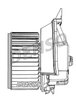 VENTILATOR HABITACLU DENSO DEA09203 - Compatibil cu VAUXHALL