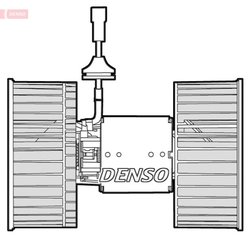 Ventilator habitaclu Denso DEA12001