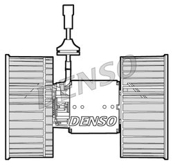 Ventilator habitaclu Denso DEA12001