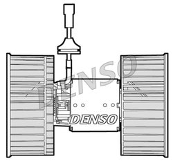 Ventilator habitaclu Denso DEA12002