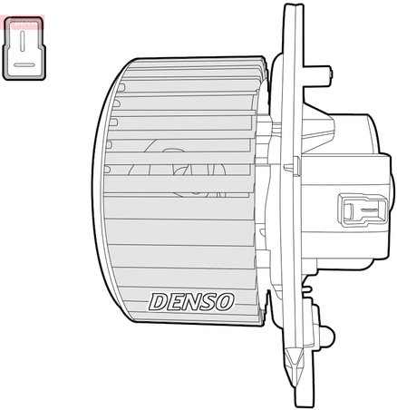 Ventilator habitaclu Denso DEA12004