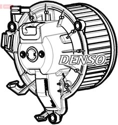 Ventilator habitaclu Denso DEA12006