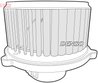 Ventilator habitaclu Denso DEA43004