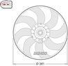 Ventilator radiator racire Denso DER02006
