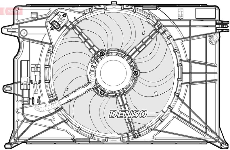 VENTILATOR RADIATOR RACIRE DENSO DER09074 - Compatibil cu FIAT, JEEP