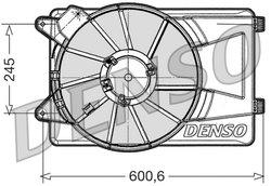 VENTILATOR RADIATOR RACIRE DENSO DER09305 - Compatibil cu ALFA ROMEO