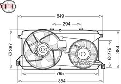 Ventilator radiator racire Denso DER10009
