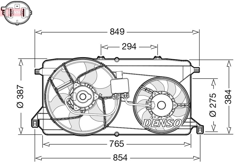 Ventilator radiator racire Denso DER10009